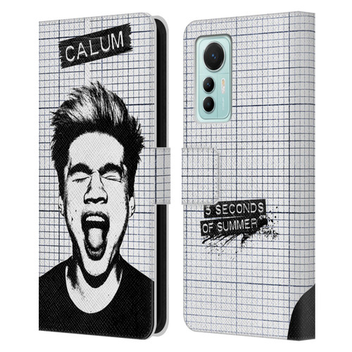 5 Seconds of Summer Solos Grained Calum Leather Book Wallet Case Cover For Xiaomi 12 Lite