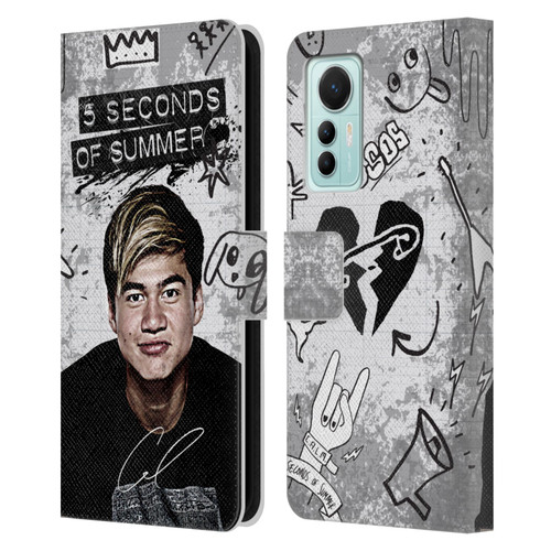 5 Seconds of Summer Solos Vandal Calum Leather Book Wallet Case Cover For Xiaomi 12 Lite