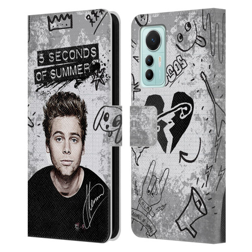 5 Seconds of Summer Solos Vandal Luke Leather Book Wallet Case Cover For Xiaomi 12 Lite