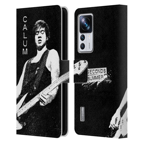 5 Seconds of Summer Solos BW Calum Leather Book Wallet Case Cover For Xiaomi 12T Pro