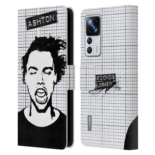 5 Seconds of Summer Solos Grained Ashton Leather Book Wallet Case Cover For Xiaomi 12T Pro