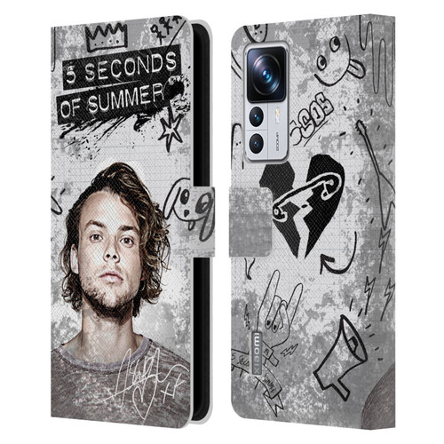 5 Seconds of Summer Solos Vandal Ashton Leather Book Wallet Case Cover For Xiaomi 12T Pro