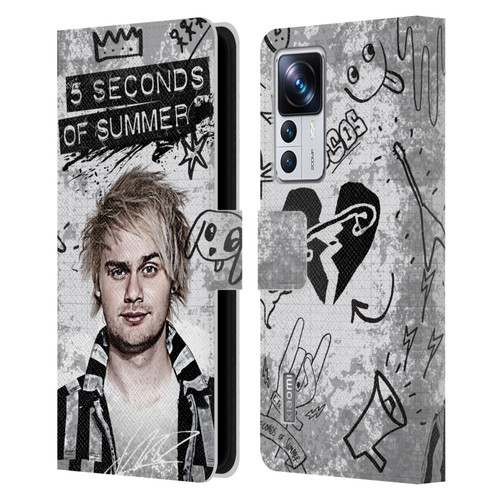 5 Seconds of Summer Solos Vandal Mikey Leather Book Wallet Case Cover For Xiaomi 12T Pro