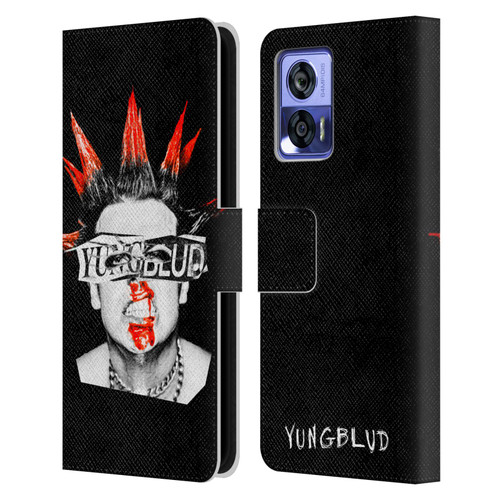 Yungblud Graphics Face Leather Book Wallet Case Cover For Motorola Edge 30 Neo 5G