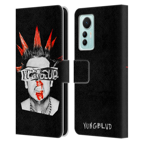 Yungblud Graphics Face Leather Book Wallet Case Cover For Xiaomi 12 Lite