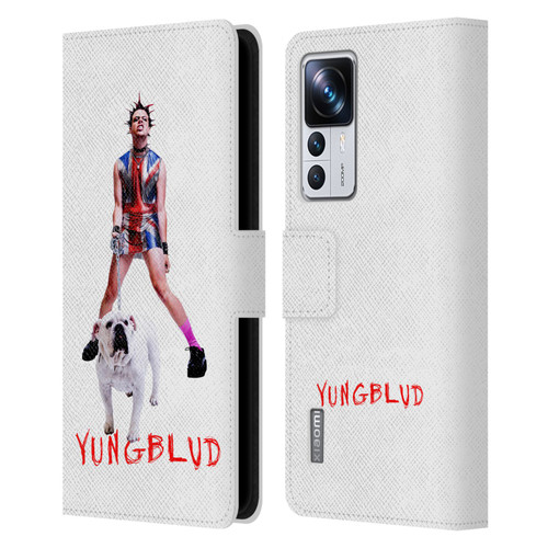 Yungblud Graphics Strawberry Lipstick Leather Book Wallet Case Cover For Xiaomi 12T Pro