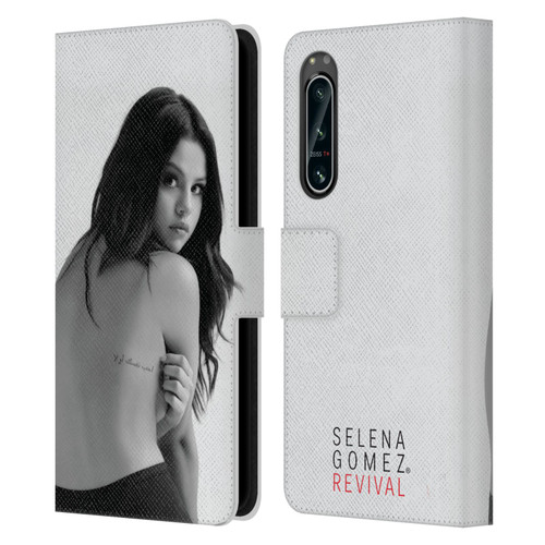 Selena Gomez Revival Back Cover Art Leather Book Wallet Case Cover For Sony Xperia 5 IV