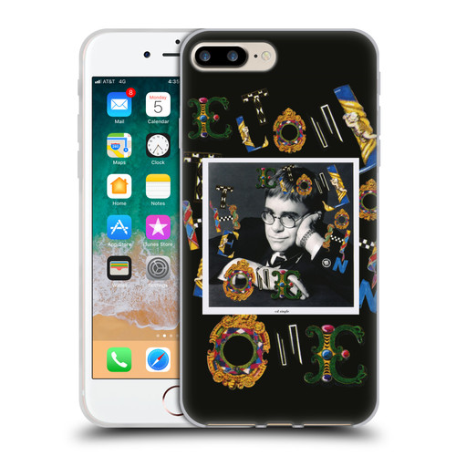 Elton John Artwork The One Single Soft Gel Case for Apple iPhone 7 Plus / 8 Plus & MagSafe