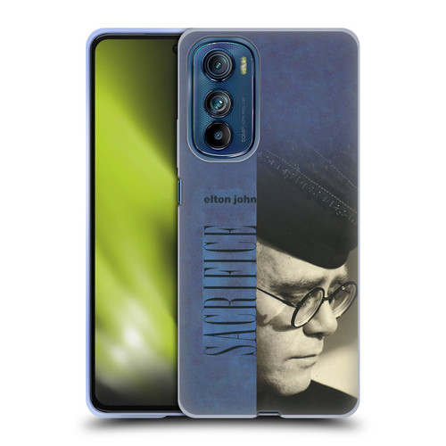 Elton John Artwork Sacrifice Single Soft Gel Case for Motorola Edge 30