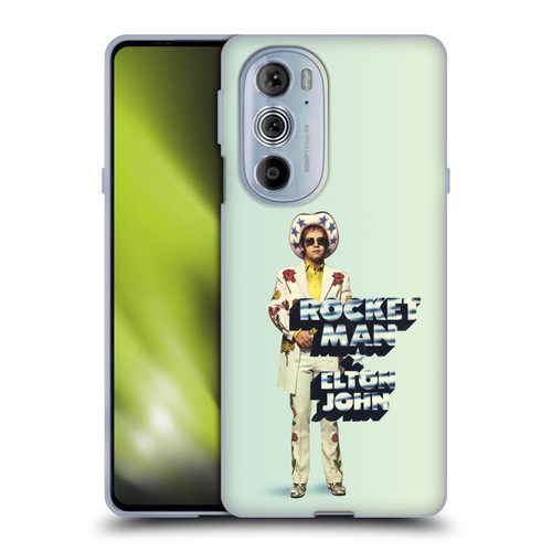 Elton John Artwork Rocket Man Single Soft Gel Case for Motorola Edge X30