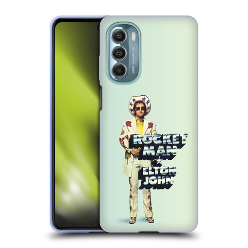 Elton John Artwork Rocket Man Single Soft Gel Case for Motorola Moto G Stylus 5G (2022)