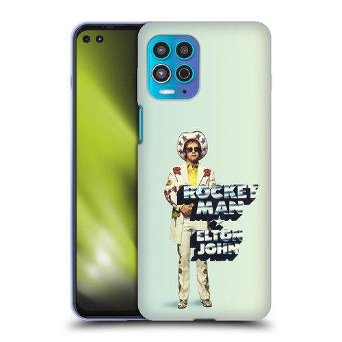 Elton John Artwork Rocket Man Single Soft Gel Case for Motorola Moto G100