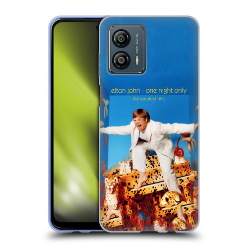 Elton John Artwork One Night Only Album Soft Gel Case for Motorola Moto G53 5G
