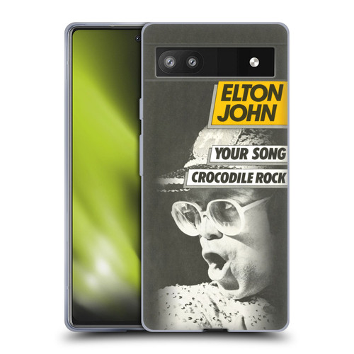 Elton John Artwork Your Song Single Soft Gel Case for Google Pixel 6a