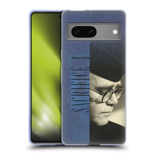 Elton John Artwork Sacrifice Single Soft Gel Case for Google Pixel 7