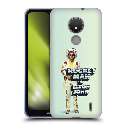 Elton John Artwork Rocket Man Single Soft Gel Case for Nokia C21