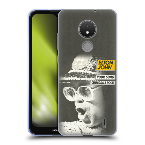 Elton John Artwork Your Song Single Soft Gel Case for Nokia C21