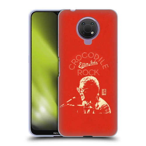 Elton John Artwork Crocodile Rock Single Soft Gel Case for Nokia G10