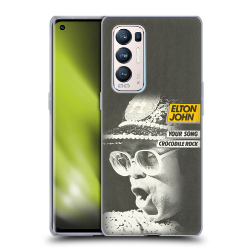 Elton John Artwork Your Song Single Soft Gel Case for OPPO Find X3 Neo / Reno5 Pro+ 5G