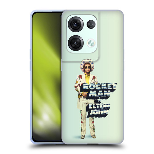 Elton John Artwork Rocket Man Single Soft Gel Case for OPPO Reno8 Pro