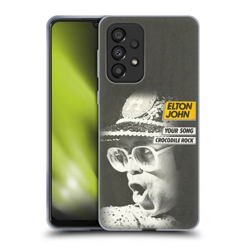 Elton John Artwork Your Song Single Soft Gel Case for Samsung Galaxy A33 5G (2022)
