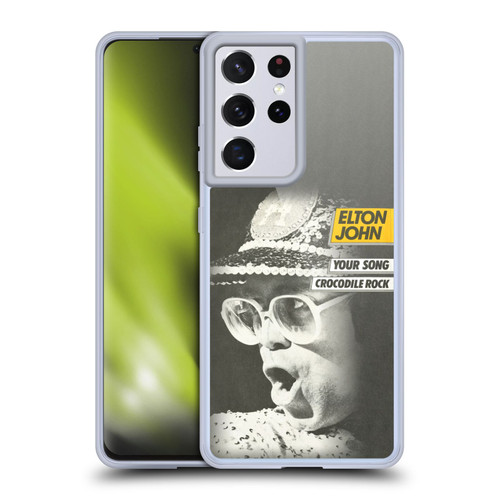 Elton John Artwork Your Song Single Soft Gel Case for Samsung Galaxy S21 Ultra 5G