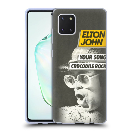 Elton John Artwork Your Song Single Soft Gel Case for Samsung Galaxy Note10 Lite