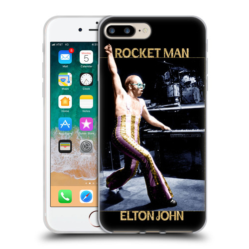 Elton John Rocketman Key Art 3 Soft Gel Case for Apple iPhone 7 Plus / iPhone 8 Plus