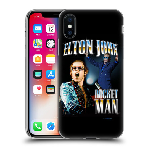Elton John Rocketman Key Art Soft Gel Case for Apple iPhone X / iPhone XS