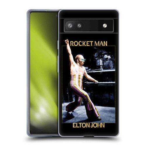 Elton John Rocketman Key Art 3 Soft Gel Case for Google Pixel 6a