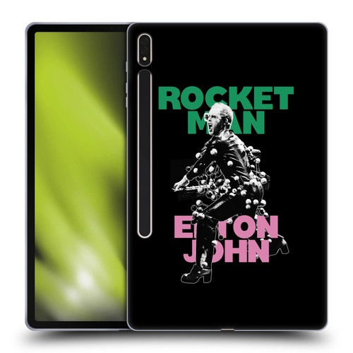 Elton John Rocketman Key Art 5 Soft Gel Case for Samsung Galaxy Tab S8 Plus