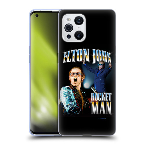 Elton John Rocketman Key Art Soft Gel Case for OPPO Find X3 / Pro
