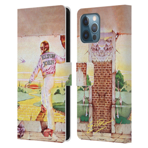 Elton John Artwork GBYR Album Leather Book Wallet Case Cover For Apple iPhone 12 Pro Max