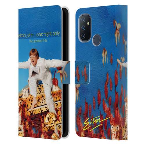 Elton John Artwork One Night Only Album Leather Book Wallet Case Cover For OnePlus Nord N100