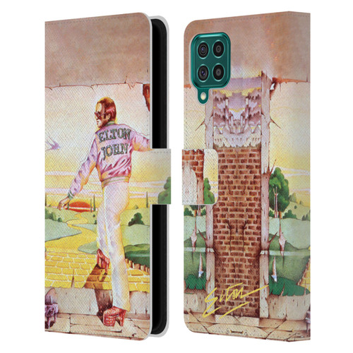 Elton John Artwork GBYR Album Leather Book Wallet Case Cover For Samsung Galaxy F62 (2021)