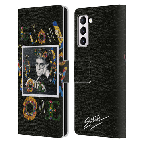 Elton John Artwork The One Single Leather Book Wallet Case Cover For Samsung Galaxy S21+ 5G