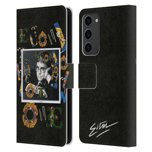 Elton John Artwork The One Single Leather Book Wallet Case Cover For Samsung Galaxy S23+ 5G