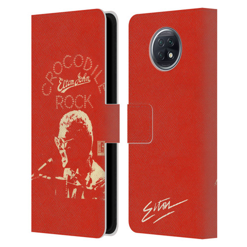 Elton John Artwork Crocodile Rock Single Leather Book Wallet Case Cover For Xiaomi Redmi Note 9T 5G