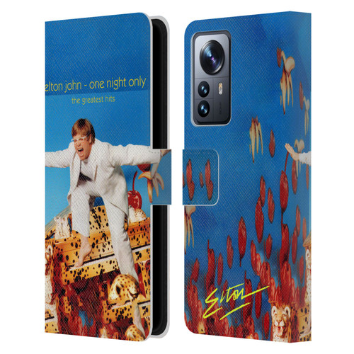 Elton John Artwork One Night Only Album Leather Book Wallet Case Cover For Xiaomi 12 Pro