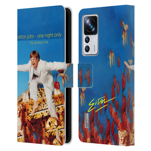 Elton John Artwork One Night Only Album Leather Book Wallet Case Cover For Xiaomi 12T Pro