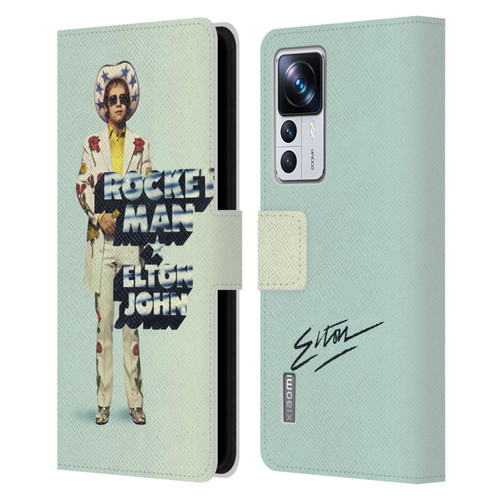 Elton John Artwork Rocket Man Single Leather Book Wallet Case Cover For Xiaomi 12T Pro