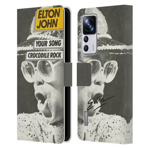 Elton John Artwork Your Song Single Leather Book Wallet Case Cover For Xiaomi 12T Pro