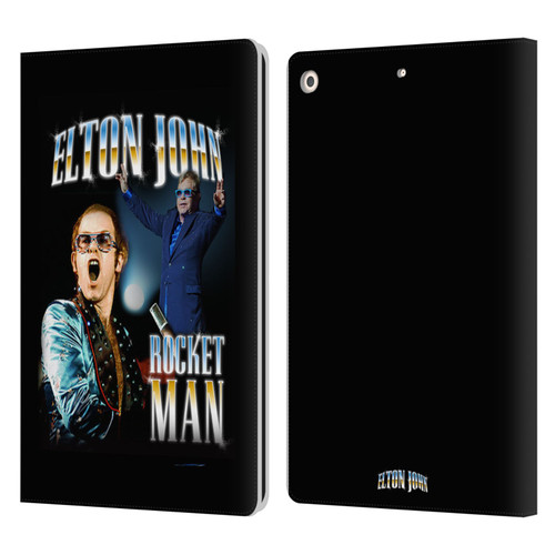 Elton John Rocketman Key Art Leather Book Wallet Case Cover For Apple iPad 10.2 2019/2020/2021