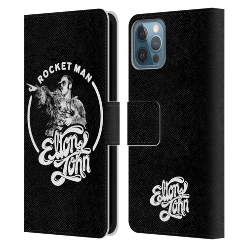 Elton John Rocketman Key Art 2 Leather Book Wallet Case Cover For Apple iPhone 12 / iPhone 12 Pro