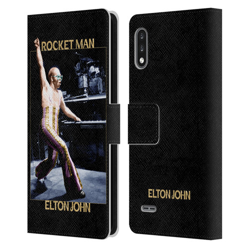 Elton John Rocketman Key Art 3 Leather Book Wallet Case Cover For LG K22