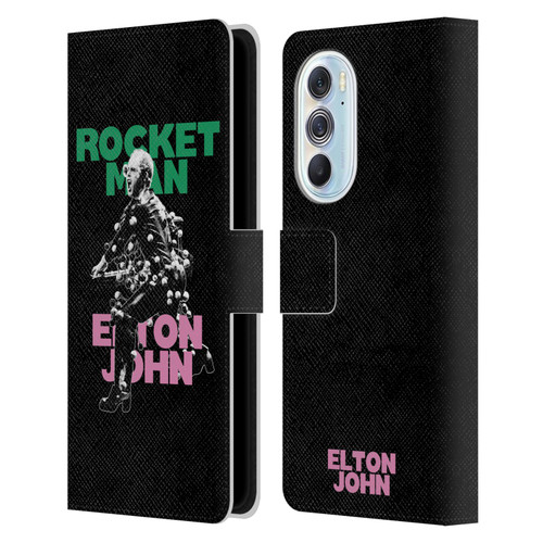 Elton John Rocketman Key Art 5 Leather Book Wallet Case Cover For Motorola Edge X30