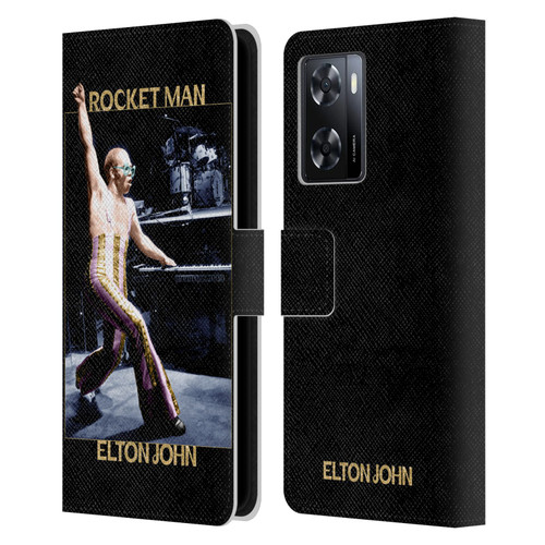 Elton John Rocketman Key Art 3 Leather Book Wallet Case Cover For OPPO A57s