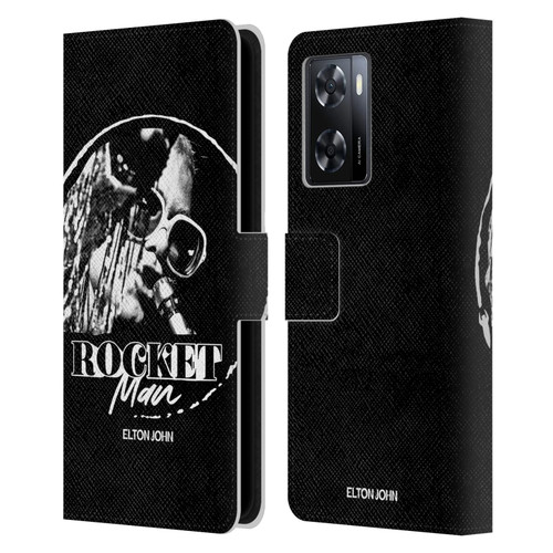 Elton John Rocketman Key Art 4 Leather Book Wallet Case Cover For OPPO A57s