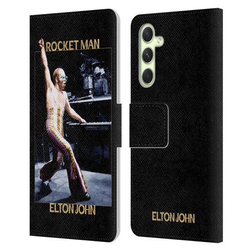 Elton John Rocketman Key Art 3 Leather Book Wallet Case Cover For Samsung Galaxy A54 5G