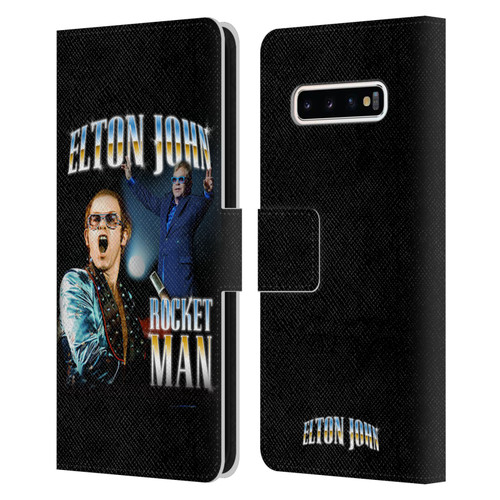 Elton John Rocketman Key Art Leather Book Wallet Case Cover For Samsung Galaxy S10+ / S10 Plus